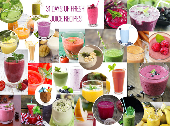 31 Days of Fresh Juice Recipes, Smoothies 31 Days of Fresh Juice Recipes, Smoothies